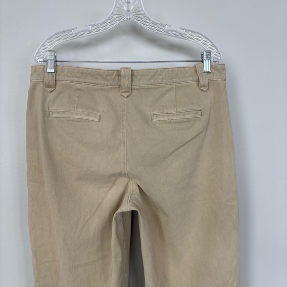Faherty Wide Leg Organic Cotton Crop Pants Jeans Size 14 - Picture 4 of 7